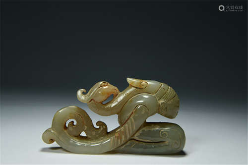 A Chinese Carved Jade Decoration