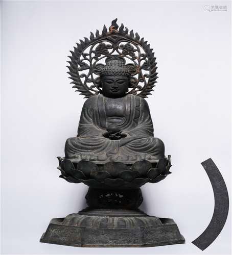 A Chinese Bronze Figure of Buddha