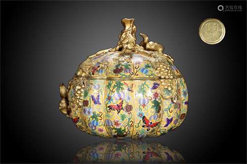 A Chinese Cloisonne Jar