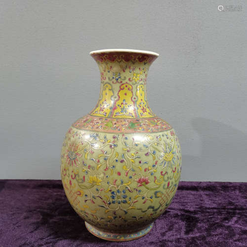 A Chinese Famille Rose Vase