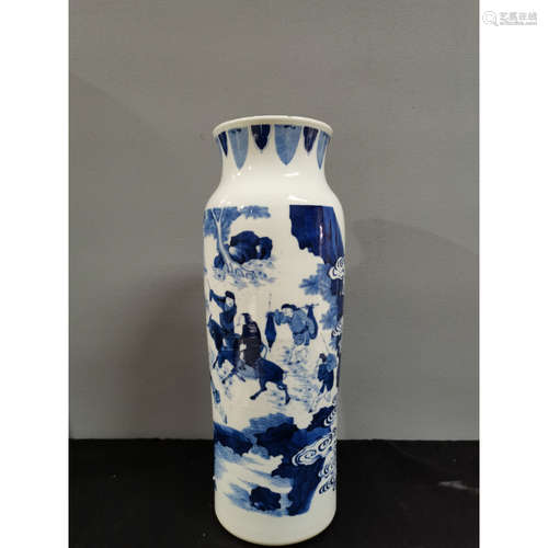 A Chinese Blue and White Vase (Yitong Pin)