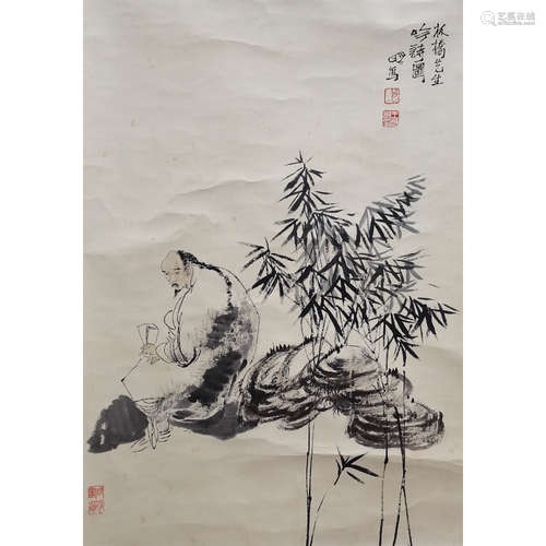 A Chinese painting by Wang Mingming