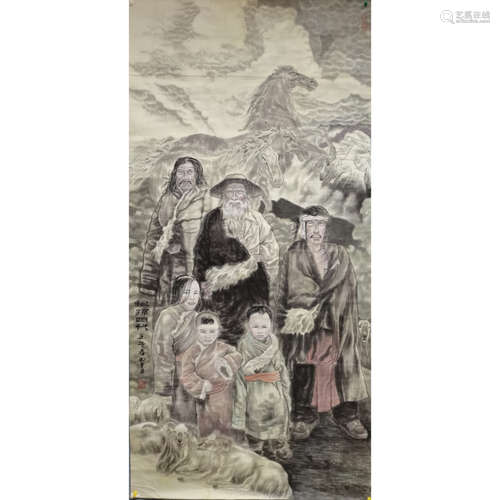 A Chinese painting by Zhang Yuliang