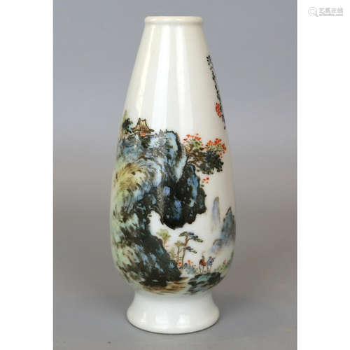 a chinese famille rose vase