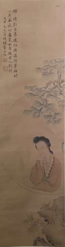 a chinese hanging scroll ink on paper by Fei Dan Xiao