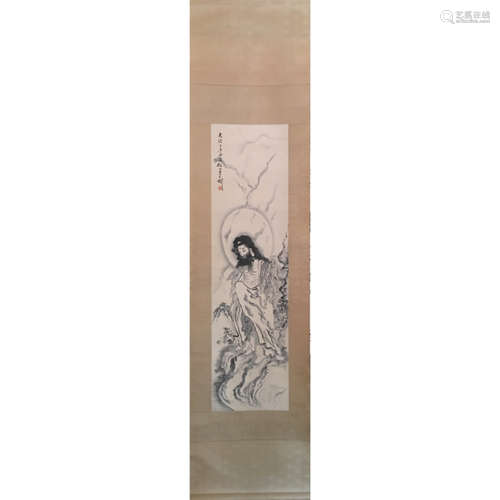 a chinese hanging scroll ink on paper Ni Mo Geng