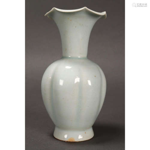 a chinese celadon glaze vase