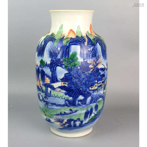 a chinese famille rose vase