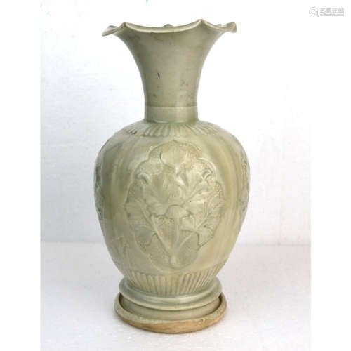 a chinese celadon vase