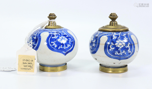 Christies Pr Chinese Kangxi Blue White Porcelains