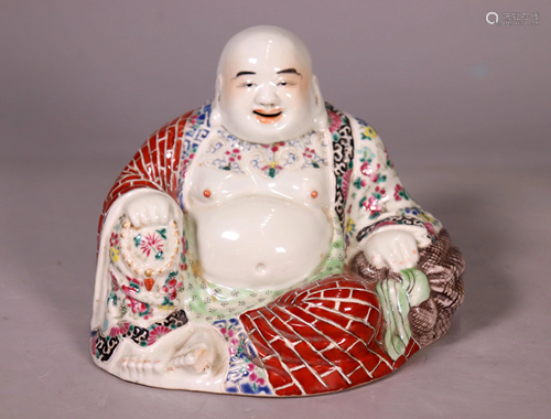 Fujian Huiguan; Sm Chinese Porcelain Bodai Buddha