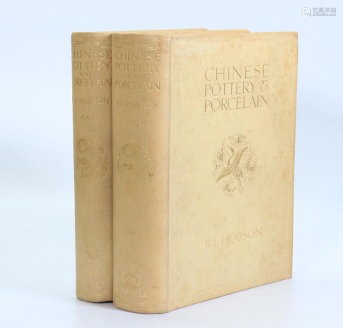 2 Books Chinese Pottery Porcelain 1st Edition 1915