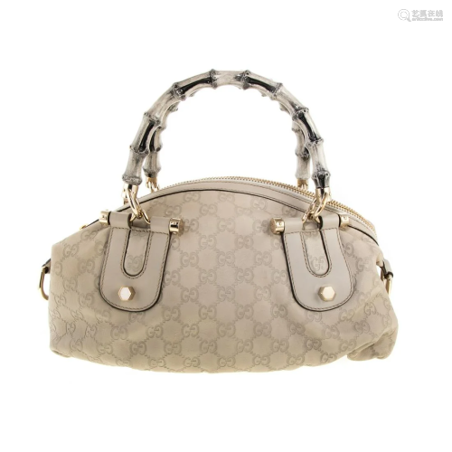 A Gucci Bamboo Top Handle Bag
