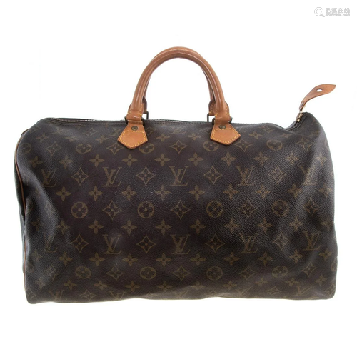 A Louis Vuitton Monogram Speedy 40