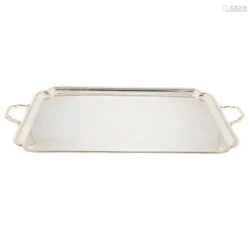 George VI Sterling Serving Tray