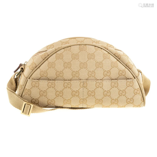 A Gucci Canvas Makeup Pouch