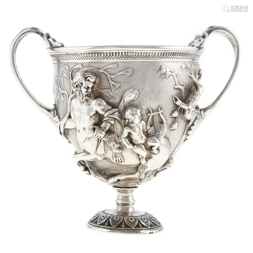 Neoclassical Revival Sterling Urn