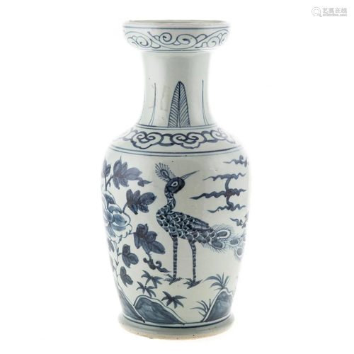 Chinese Blue/White Porcelain Vase