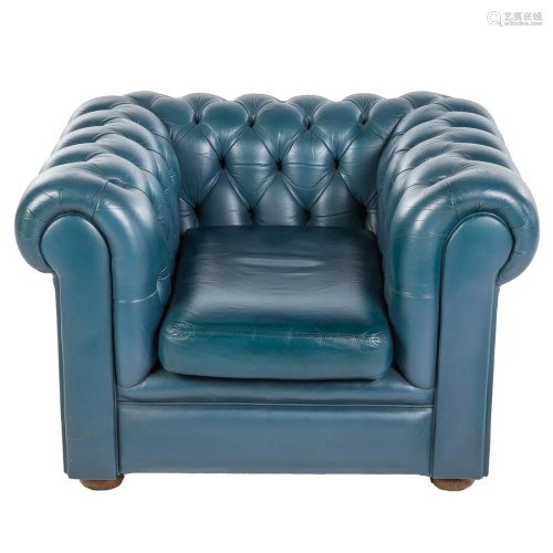 Tufted Leather Arm Chair