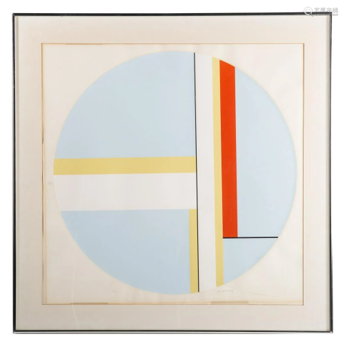 Ilya Bolotowsky. Untitled, serigraph