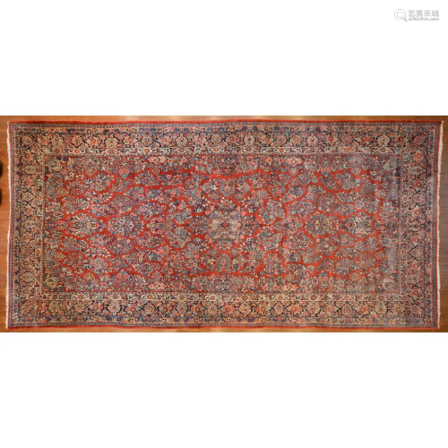 Sarouk Carpet, Persia, 10 x 20.7