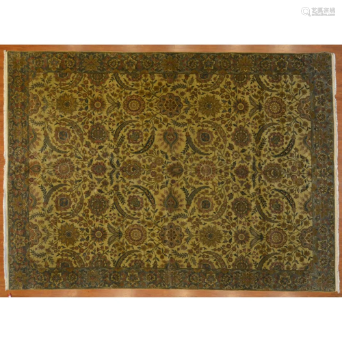 Indo Agra Carpet, India, 9.1 x 12.3