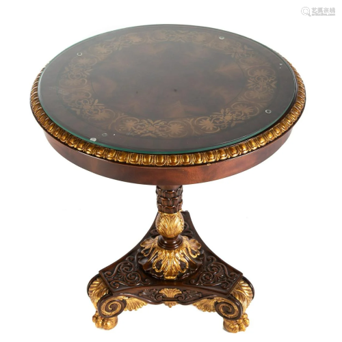 Maitland-Smith Regency Style Lamp Table