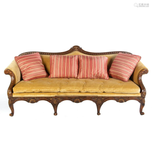 Althorp George III Style Mahogany Sofa
