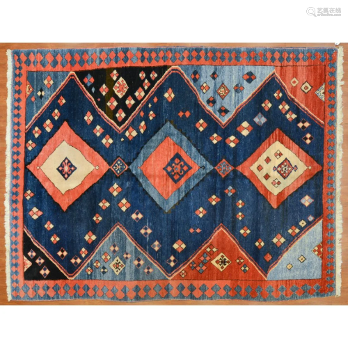 Azeri Rug, Turkey, 8.1 x 10.8