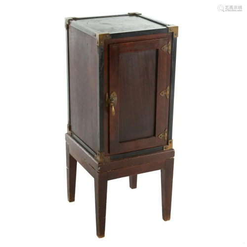 Jewett Company Mahogany Tobacconist Cabinet