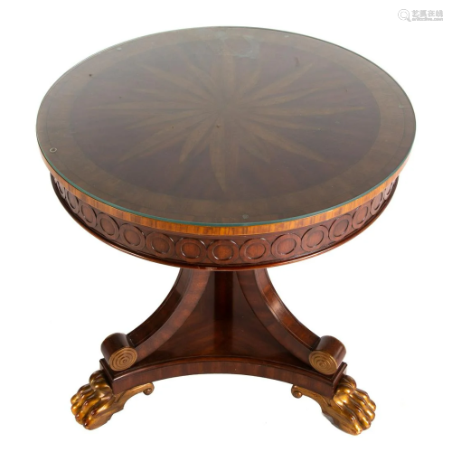 Maitland-Smith Regency Style Mahogany Center Table