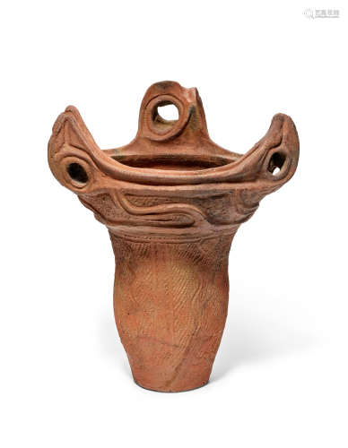 An Earthenware storage vessel Jomon period (10,000-300 BC), first millennium BC