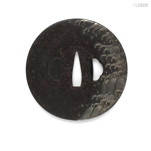 Masanobu (died circa 1800) A Bushu Ito-school tsuba Edo period (1615-1868), 18th century