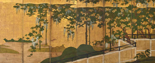 Anonymous (18th century) Grapes on a trellis Edo period (1615-1868), 18th century