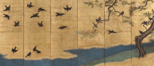 Anonymous (18th century) Mynah birds Edo period (1615-1868), 18th century