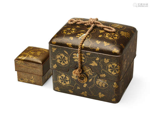 Two lacquer boxes Edo period (1615-1868) or Meiji era (1868-1912), 19th/20th century