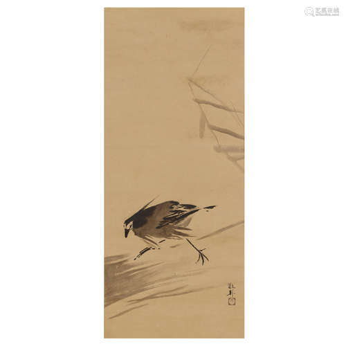 After HASHIMOTO GAHO (1835-1908) Night Heron Meiji (1868-1912) or Taisho (1912-1926) era, early 20th century