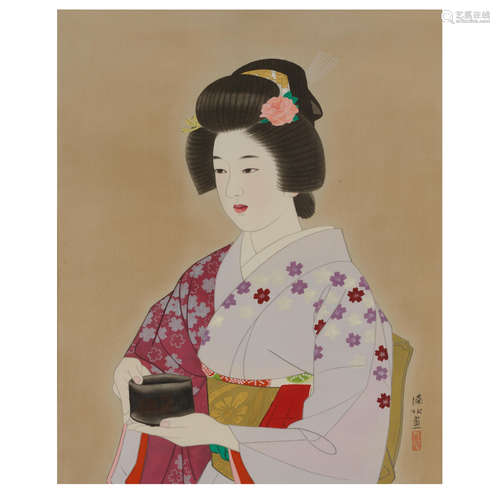 ITO SHINSUI (1898-1972) Tea-Ceremony Beauty Showa (1926-1989) era, circa 1930s