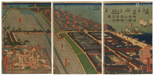UTAGAWA SADAHIDE (1807-1873) AND UTAGAWA HIROSHIGE III (1842-1894) Edo period (1615-1868) to Meiji era (1868-1912), 1860-1870