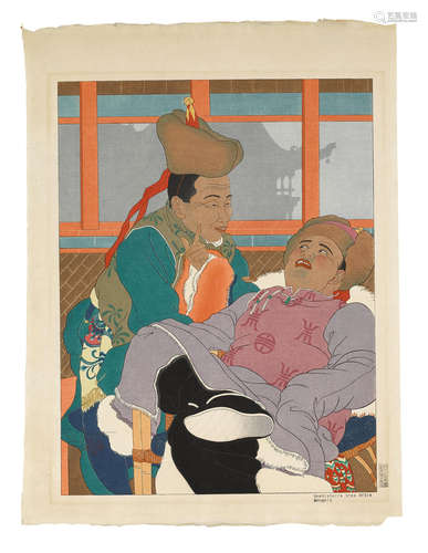 PAUL JACOULET (1902-1960) Showa era (1926-1989), 1935-1955