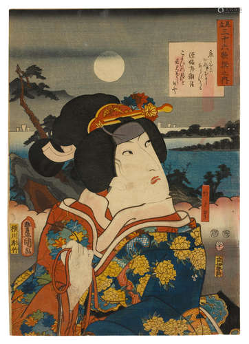 UTAGAWA KUNISADA I (TOYOKUNI III, 1786-1864) AND UTAGAWA KUNISADA II (KUNIMASA III, TOYOKUNI IV, 1823-1880) Edo period (1615-1868), 1852-1858