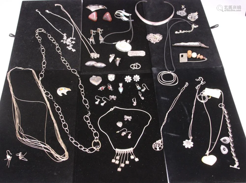 JEWELRY COLLECTION- LADYS STERLING SILVER LOT