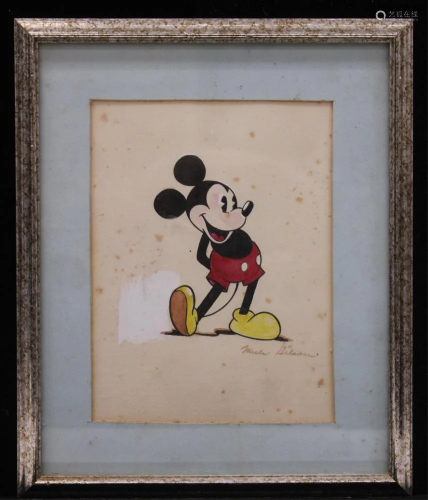 WALT DISNEY ARTIST, (MERLE GILSON) MICKEY MOUSE