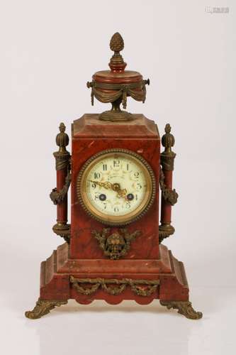 A Louis XVI-style mantle clock, France, late 19th century.