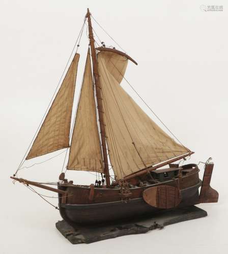 A model ship, Dutch, 19th/ 20th century.