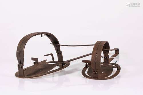 Two various wolf-traps, Germany, ca. 1900.