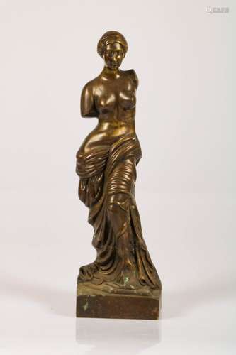 A bronze sculpture after the Venus of Milo, 1st half 20th century.