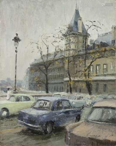 G. Laborie (1919-2010), Quai des Offèvres. ca. 1955