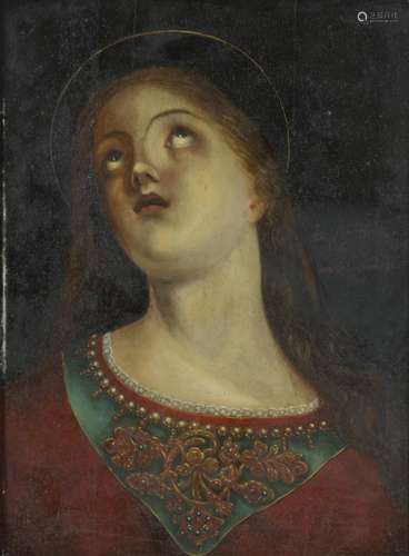 Belgian School, 19th Century, Mary Magdalena in mourning.