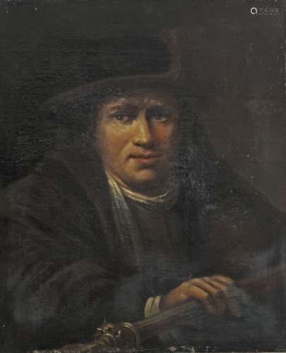 after Arent de Gelder (Dordrecht 1645 – 1727), Portrait of a man with halberd, after the original in